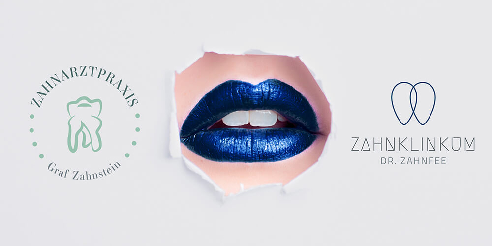 Vergleich von zwei Logoentwürfen